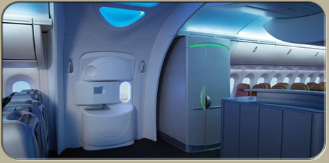 787 Dreamliner cabin interior 787 Dreamliner cabin interior