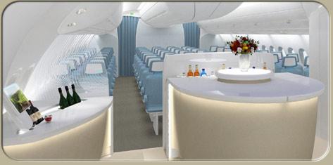 A350 cabin interior A350 cabin interior